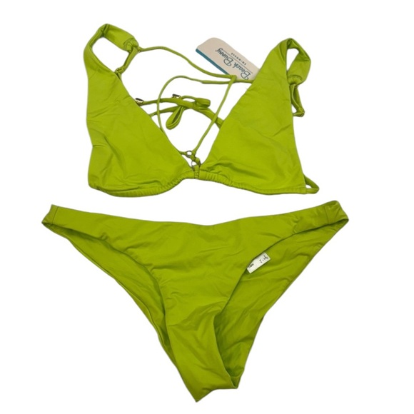 Beach bunny Ireland lime bikini set